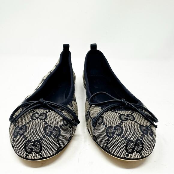 Gucci GG Canvas Ballet Flats EU 37.5 - Picture 9 of 13